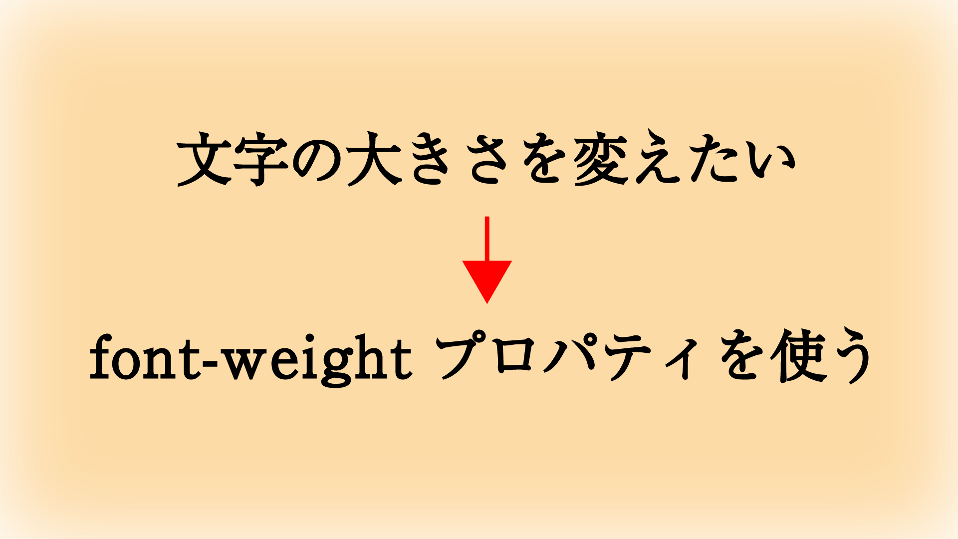 【CSS】文字の太さを変えたいなら、font-weightプロパティを使う！