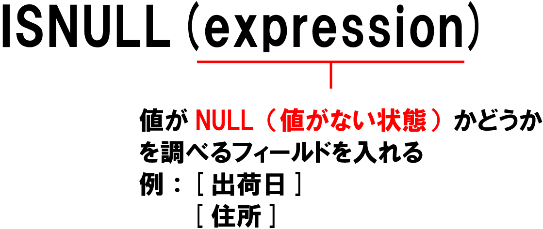 ISNULL関数使用方法